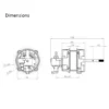 Wall Fan, LFM-02, 110V/220V, IE3, 7120mm - view 6