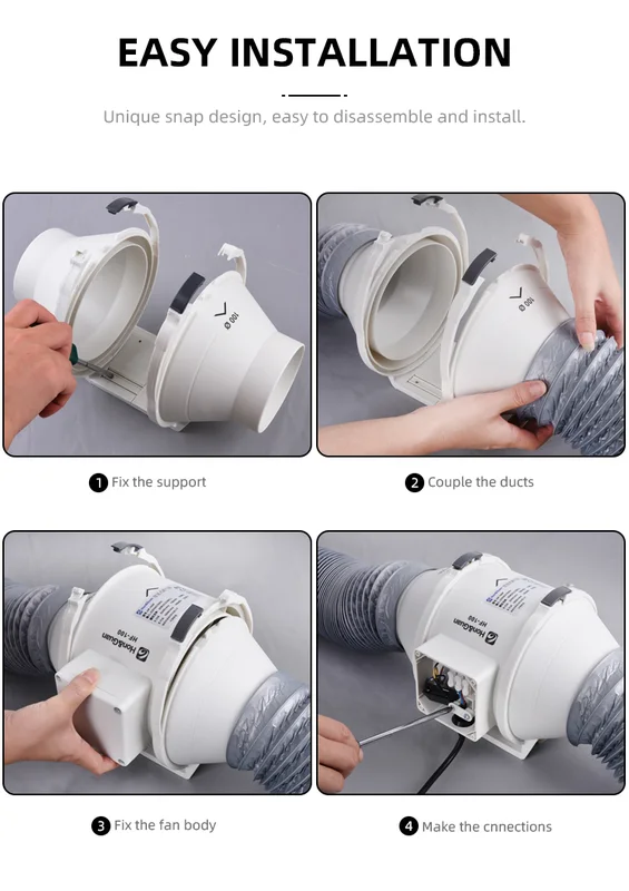 Wall Fan, Plastic, 230V - view 5