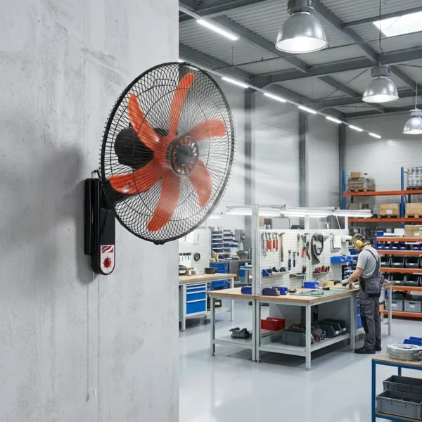 Wall Fan, Portable, Electric, Metal - view 2