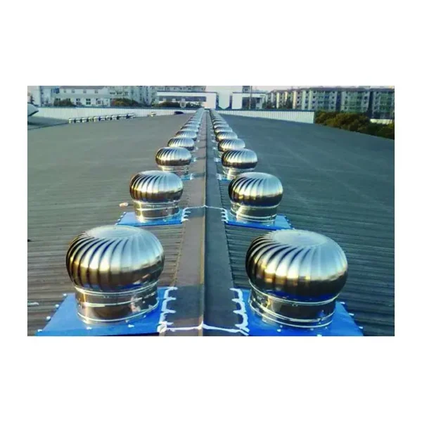 Wall Fan, Roof, No power, Stainless Steel - view 4