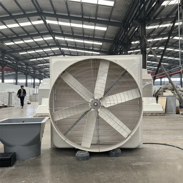 Wall Fiberglass Exhaust Fan, Axial, 220~415V, Electric