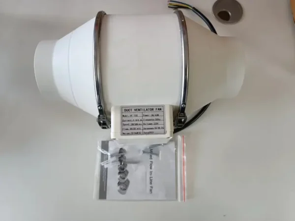 Wall Mount Exhaust Fan, PVC, Plastic - view 5