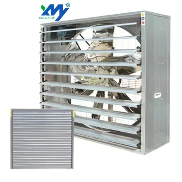 Wall-mounted Axial Exhaust Fan, 1250mm, 380V/220V, Stainless - view 4
