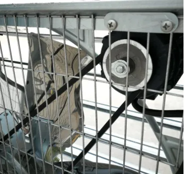 Wall-mounted Axial Exhaust Fan, 1250mm, 380V/220V, Stainless - view 5
