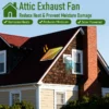 Wall-mounted Axial Exhaust Fan, Waterproof, Brushless, Solar - view 4