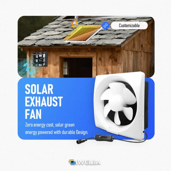 Wall-mounted Axial Fan, 12V, 12 V, Electric - view 2