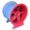 Wall Mounted Axial Fan, Explosion-proof, 230V, Steel, 1450RPM