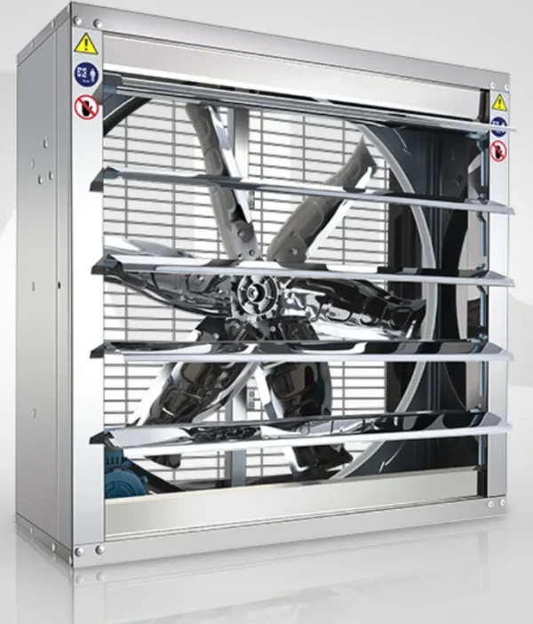 Wall Mounted Cooling Fan, 380V, Stainless Steel - view 3