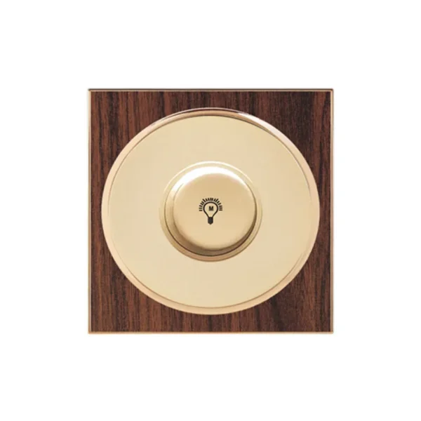 Wall-mounted Dimmer Speed-control Fan, IP20, Brass, 500W/1000W