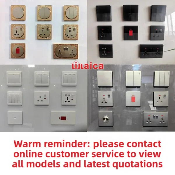 Wall-mounted Dimmer Speed-control Fan, IP20, Brass, 500W/1000W - view 4