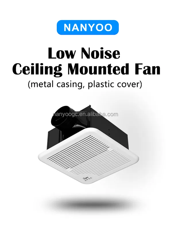 Wall-mounted Duct Fan, Axial, AC 220V~240V, Electric - view 2