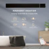 Wall-mounted Electric Heater, 2400W, 2400 W, Metal
