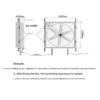 Wall-mounted Exhaust Fan, 1380mm, Copper - view 4
