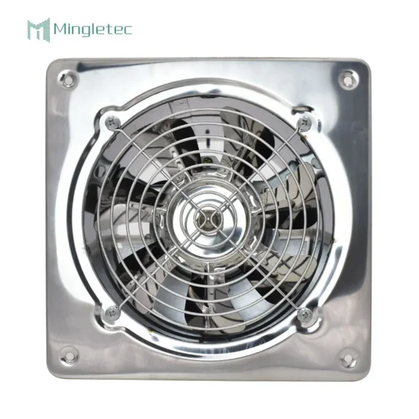 Wall Mounted Exhaust Fan, Stainless, Steel