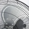 Wall Mounted Fan, Electric, Metal - view 2