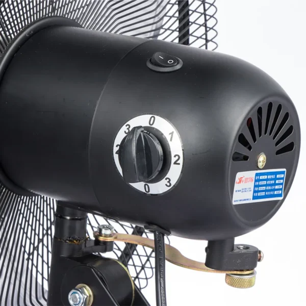 Wall Mounted Fan, Electric, Metal - view 6