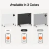 Wall-mounted Freestanding Room Heater, 600 W, Metal