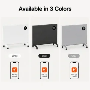 Wall-mounted Freestanding Room Heater, 600 W, Metal