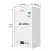 Wall Mounted Gas Boiler, 16KW-40KW, Metal - view 2