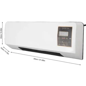 Wall Mounted Heater, ECO, Electric, Plastic