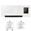 Wall Mounted Heater, ECO, Electric, Plastic - view 2