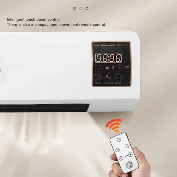 Wall Mounted Heater, ECO, Electric, Plastic - view 4