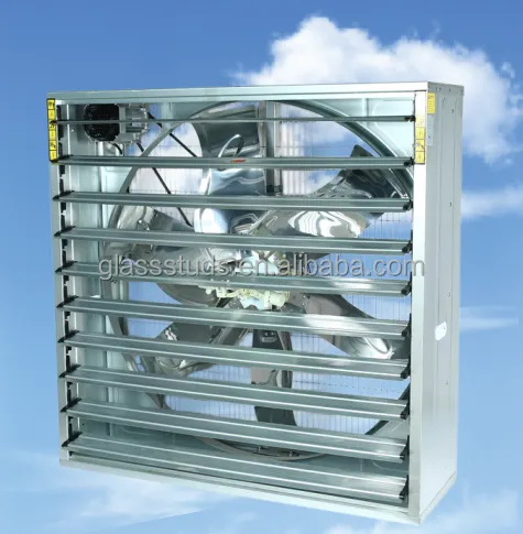 Wall-mounted Louver Exhaust Fan, 380/220V, 220 V, Electric - view 5