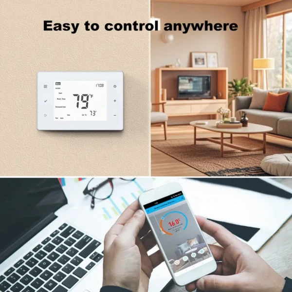 Wall-mounted Room Air Conditioner, 24V, HVAC, PVC - view 3
