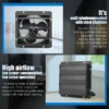 Wall-mounted Shutter Exhaust Fan, HA-250M, 220-240V, 710m³ - view 5