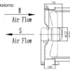 Wall Mounted Tube, YWF4E/4D600, 600mm, Axial - view 6
