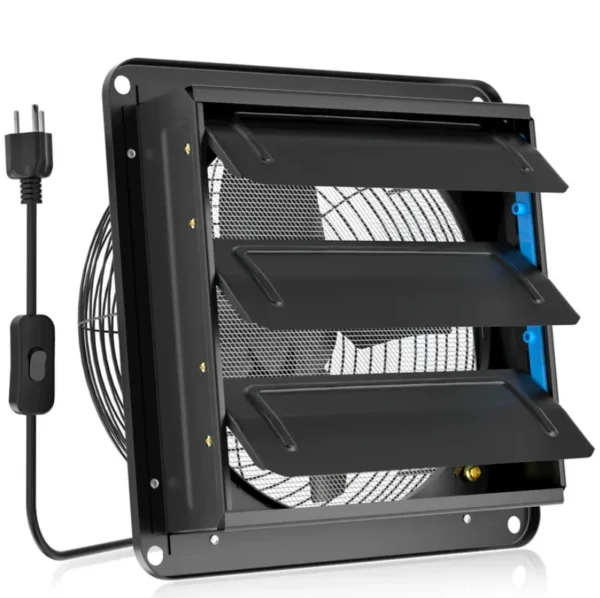 Wall Mounted Ventilation Fan, 12inch, 100-240V, Electric