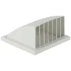 Wall Square Dryer Extractor, Plastic, PVC, 100mm