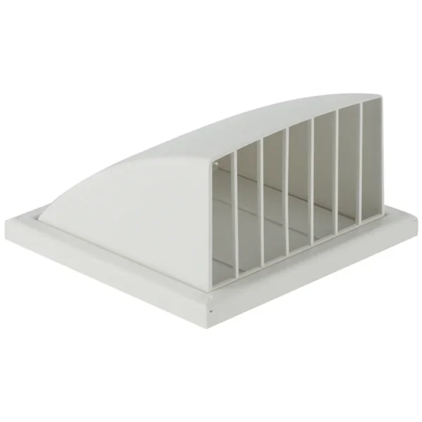 Wall Square Dryer Extractor, Plastic, PVC, 100mm