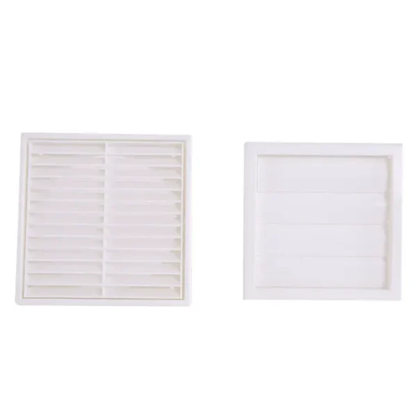 Wall Square Dryer Extractor, Plastic, PVC, 100mm - view 2