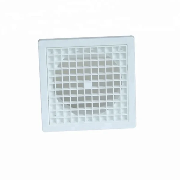 Wall Square Dryer Extractor, Plastic, PVC, 100mm - view 4