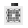 Wall Window Bathroom Extractor, ceiling, 110 V, Plastic - view 5