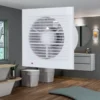 Wall & Window Mounted Exhaust Fan, 220V 2400rpm, Dual Ball Bearing - view 3