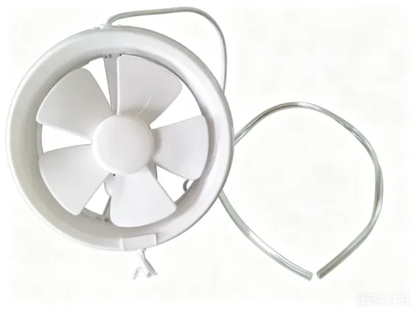 Wallwindows-mounted Exhaust Fan, Plastic, 110-240V~ - view 5