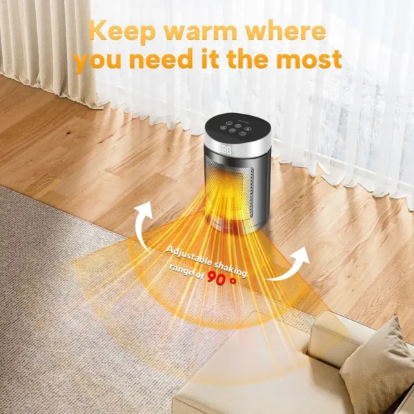Warm Air Blower, 1500W, 1500 W, Plastic - view 3