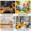 Warm Air Blower, 1500W, 1500 W, Plastic - view 5