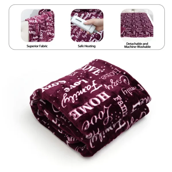 Washable Portable Electric Blanket, USB, 100 W(0.13hp) - view 5