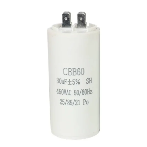 Washing Machine Water Pump, CBB60, 6uf, 5%, 450VAC