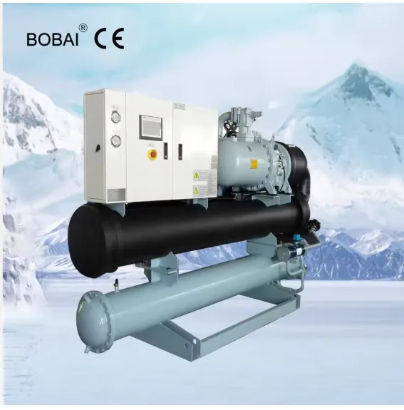 Water-cooled Screw Chiller, 200kw, PLC, 380V/415V - view 6