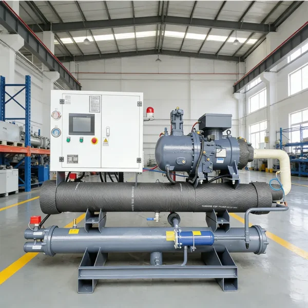 Water Cooled Screw Chiller, 60HP, 100HP, 200HP - view 2