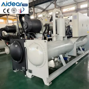 Water Cooled Screw Chiller, PLC, 200KW