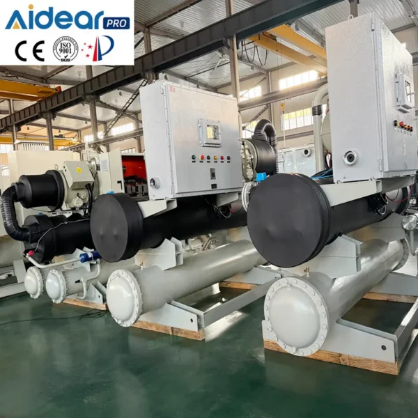 Water Cooled Screw Chiller, PLC, 200KW - view 4