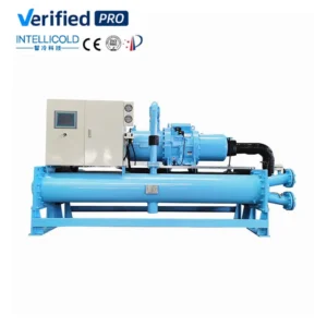 Water Cooled Screw Chiller, VFD, Inverter, COP, HVAC