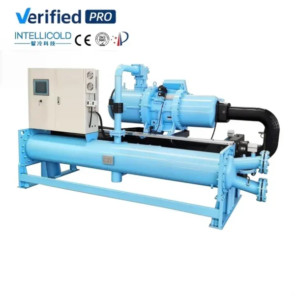 Water Cooled Screw Chiller, VFD, Inverter, COP, HVAC - view 3