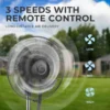 Water Cooling Mist Fan, 16-Inch, Plastic - view 4