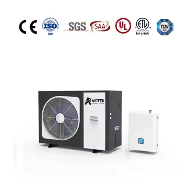 Water Heat Pump, EVI, Inverter, R32, Stainless
